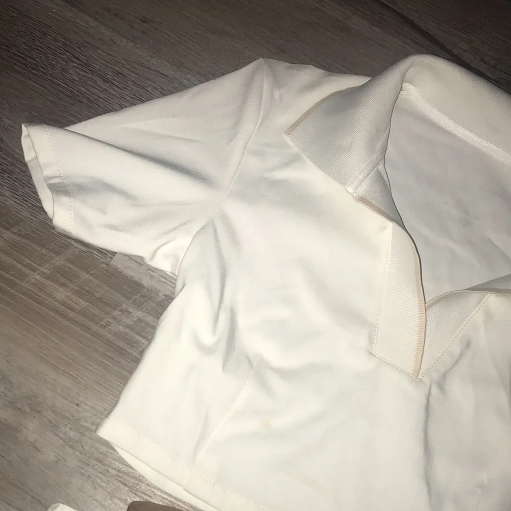 Nike Jacquemus white and cream skirt set size XS NWT - Picture 2 of 16